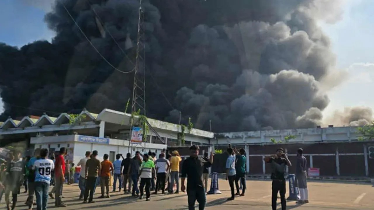 যেখান থেকে শাহজালাল বিমানবন্দরের আগুনের সূত্রপাত